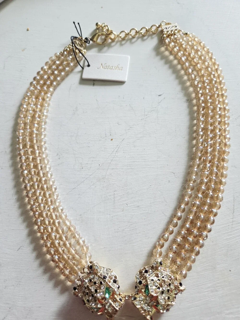 NWT Natasha Panther Necklace - Picture 4 of 7
